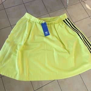 Lime green adidas skirt